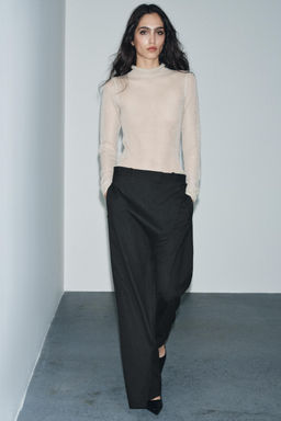 ZW COLLECTION PINSTRIPE PAREO TROUSERS - Zara фото 4