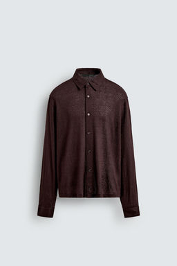 TEXTURED JACQUARD SHIRT - Zara фото 8