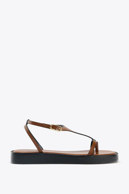 STRAPPY PLATFORM SANDALS - Zara фото 7