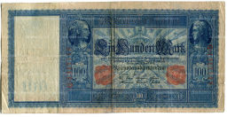 100 марок 1910 года Германия