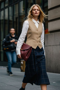 TRENDYOLMILLA Kiremit Premium Regular Kal?p Crop Dokuma Yelek TWOSS24YE00017 фото 19