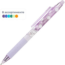 Ручка гелевая автомат.со стир.черн M&G So Many Cats,дш0,5,син,асс AKPJ2675