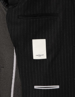 Siyah Slim Fit Ka_mir Kar___ml_ Tak_m Elbise