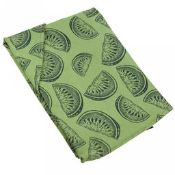 "Астурия, зеленый" Скатерть 200х145см, длина стола до 160см, на 6-8 персон, хлопок "Премиум" 186г/м2, "Домашняя мода" (Россия)