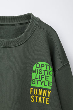 PRINTED SWEATSHIRT - Zara фото 3