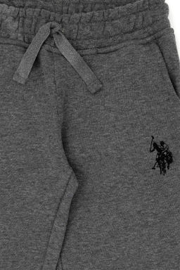 U. S. Polo Assn Меланжовые спортивные штаны для мальчика антрацитового цвета - U.s. polo assn фото 4