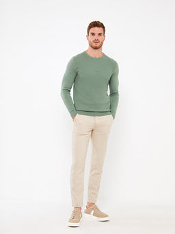 Bisiklet Yaka Erkek Triko Kazak