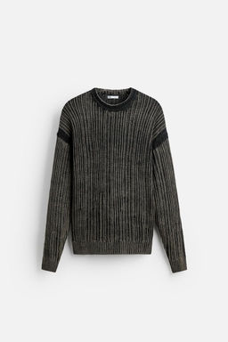 TEXTURED PRINTED SWEATER - Zara фото 6