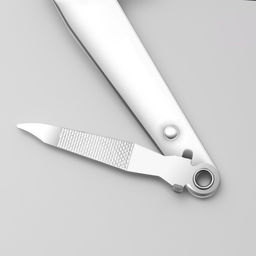 Цена за 2 шт. Кусачки книпсер педикюрные, с пилкой, 7.6 см