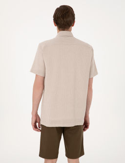 Bej Comfort Fit K_sa Kollu G_mlek - Pierre cardin фото 5