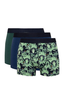 Мужские боксеры-тройки стандартного кроя с рисунком