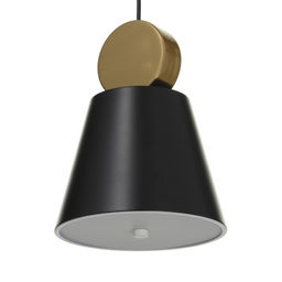 Светильник BayerLux 2285/1b LED черно-золотой 20×20×24-124 см