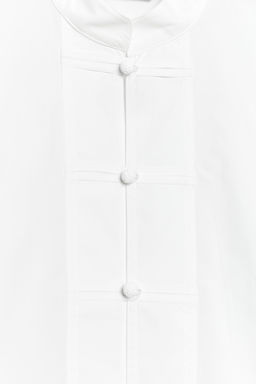 CAMISA POPEL?N ALAMARES / Blanco