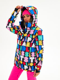 Женская горнолыжная сноубордическая куртка Alpha Endless Ultra Chaleur SNB 423/316_7 Разноцветный  фото 3