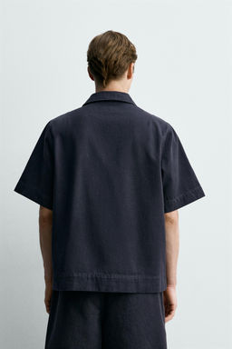 CAMISA DENIM RELAXED FIT / Azul - Zara фото 3