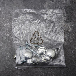 Рейлинговая система для кухни Доляна, базовый набор, 10 предметов, хромированная