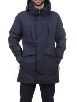 2182 DK. BLUE Куртка мужская зимняя облегченная (130 гр. холлофайбер)