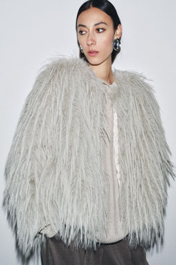 ZW COLLECTION FAUX FUR COAT