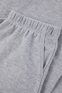 Siyah Regular Yumusak Waffle Orme Pijama Tak?m? TMNAW26PT00070 - Trendyolmilla фото 5