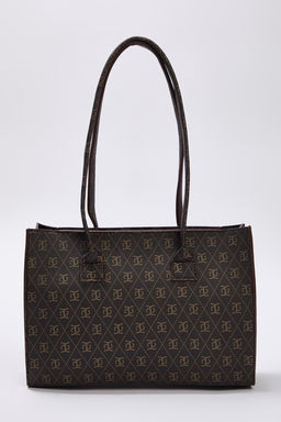 Kahverengi Kad?n Midi/Orta Boy Omuz Cantas? TAKAW26OC00050