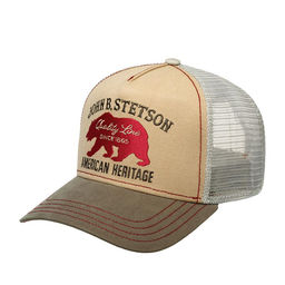 Бейсболка STETSON арт. 7751101 TRUCKER CAP BEAR (бежевый)
