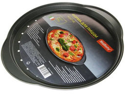 Форма для пиццы PIZZA P-02, диам 33 см (с ручками) арт.008572 - Mallony фото 3
