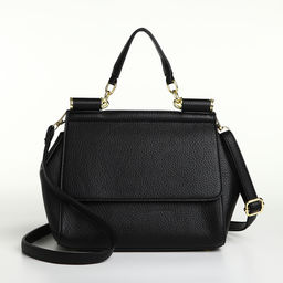 Сумка женская мессенджер TEXTURA на магните, 25×9×17 см, чёрная