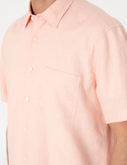 Pudra Comfort Fit %100 Keten K_sa Kollu G_mlek