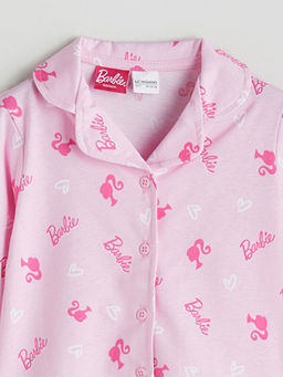 Barbie Bask?l? K?z ?ocuk Pijama ?st
