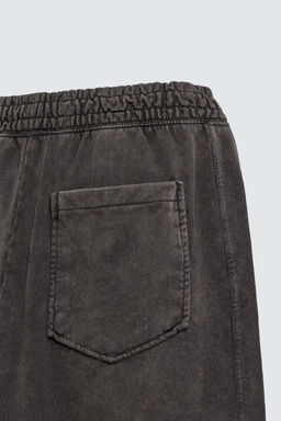 WASHED BALLOON FIT JOGGER TROUSERS - Zara фото 20