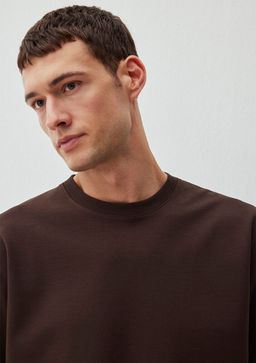 Kahverengi Basic Tisort - Mavi фото 7