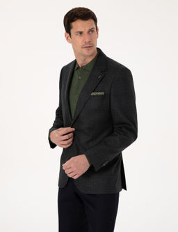 Ye_il Slim Fit Ceket