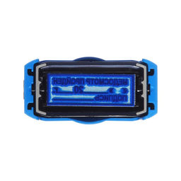 Штамп автоматический Медосмотр пройден _ 20__г. Подпись __, 14 х 38 мм, синий - Calligrata фото 7