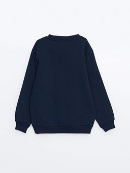 Bisiklet Yaka Erkek ?ocuk Sweatshirt - Waikiki фото 3