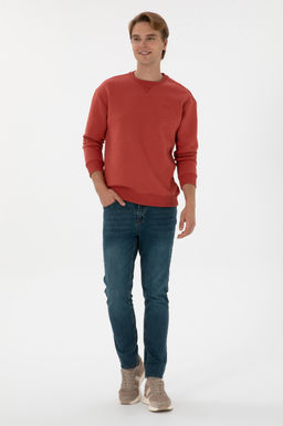 Erkek G_l Kurusu Basic Sweatshirt