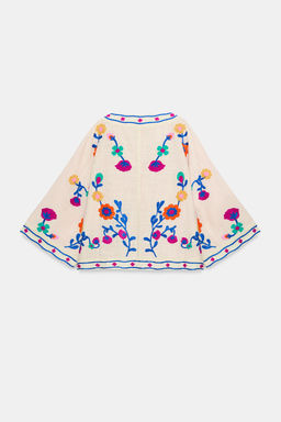 KIMONO BORDADOS FLORES / Crudo - Zara фото 7