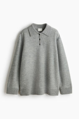 Jersey polo de lana