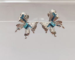 Серьги-клипсы Бабочки