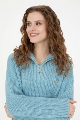 Женский синий свитер - U.s. polo assn фото 2