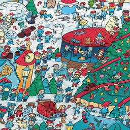 Новогодняя настольная игра Новый год: ОКАВОКА. Зимний город, 50 карт, 5+ - Лас играс фото 5