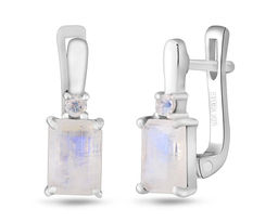 Серьги, лунный камень, Байли