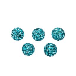 Бусина Zlatka пластик BWM-10 10 мм 5 шт №14 голубой