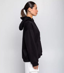 Худи #КТ7901, чёрный