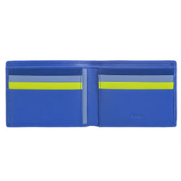 Итальянский кожаный кошелёк DuDu серии Caprera | васильковый - Dudubags фото 2