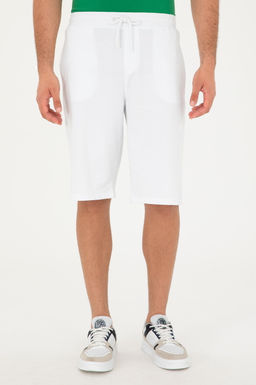 Мужские белые трикотажные шорты Неожиданная скидка в корзине - U.s. polo assn фото 2