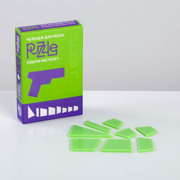 Головоломка PUZZLE Собери пистолет, уровень 1