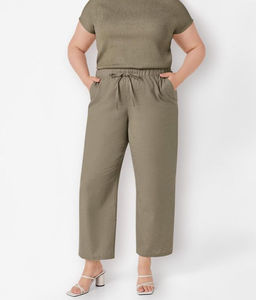 Брюки из льна и хлопка ESMARA  фото 10