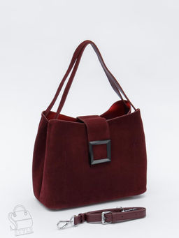 Сумка женская кожаная 2400YF angola red Polina&Eiterou в Новосибирске