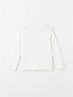 Bisiklet Yaka K?z ?ocuk Ti??rt - Waikiki фото 3