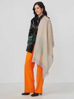 Большой, мягкий, тонкий и очень нежный двусторонний палантин - Tantino фото 3